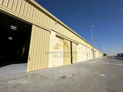 Warehouse for Rent in Al Saja’a Industrial Area | Main Road Access | 18/32 KVA Power | 10 Units