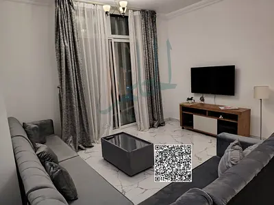 Furnished two-bedroom apartment with a living room for monthly rent in Al Waha Towers – Tower 1 A distinctive apartment with high-end finishes and el