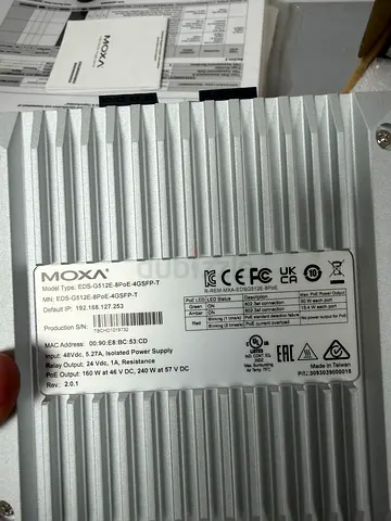 Moxa 8 port Network switches
