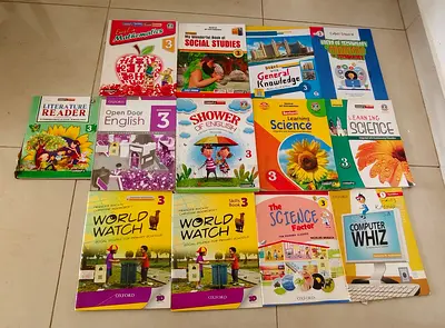 Grade 3 - 13 books in good condition we are giving for just 25 Aed only.