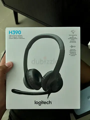 Logitech H390 USB Headset (Over-ear with Noise-Cancelling Mic) - New in Box