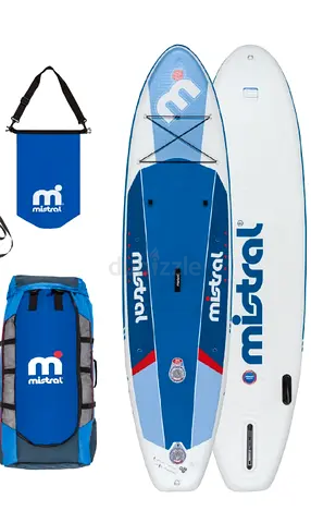 2x Mistral Stand-Up Sup Paddle Board Racer with Carry Bag  Dry Bag