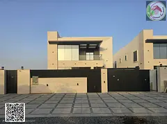 New villa with an area of ​​5000 feet next to Ajman Academy - Al Muwaihat 2 - Freehold for all n