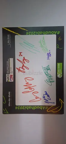 Autographed Abu Dhabi Cycling Championships Photo Mat (Multiple Signatures)