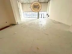 Spacious Brand New shop for Rent with Store Room 2 Washroom indoor On the Road 200 sq meter