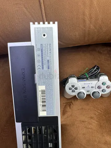 Sony PlayStation 2 fat with DualShock Controller - Working Condition /modded copy cd 💿 can play