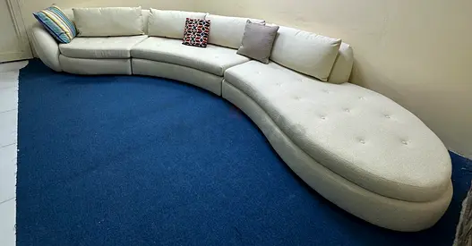 Excellent condition cratebarrel corner sofa