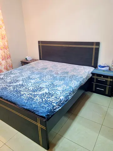 Durable MDF Bed set, King bed, Mattress, 4door Cupboard, Dressing table, sidetables