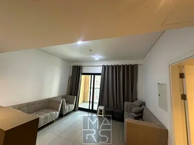 One bedroom with balcony and two washroom available 52k with kitchen appliances