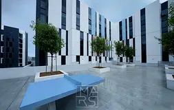An Elegant Studio Apartment with Balcony Just 35K 1 Payment Aljada