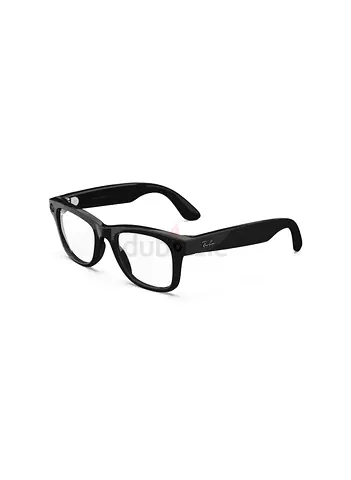 RAY BAN RW4006 WAYFARER SHINY BLACK FRAME CLEAR LENS