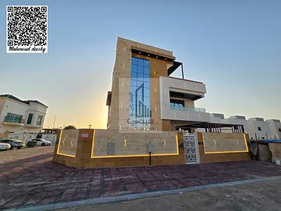 Corner Villa for Sale in Al Helio 2 – Ajman with a Swimming Pool and Luxurious Finishes