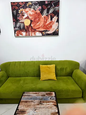 Green 3-seater Sofa in Good Condition
