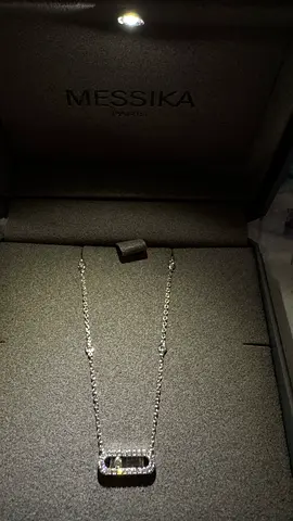 Authentic Messika Diamond Pendant Necklace in Box