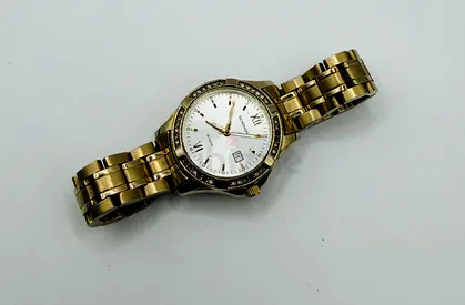 Sekonda Ladies’ Gold-Plated Crystal Bracelet Watch 2754