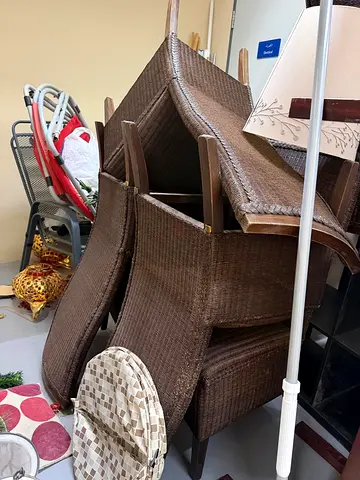 Wooden chairs