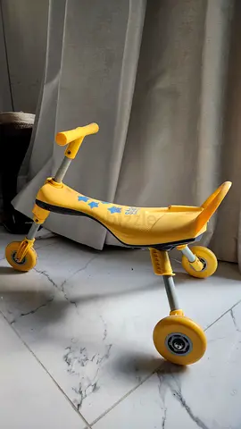 Yellow 3-Wheel Adjustable Kids Scooter