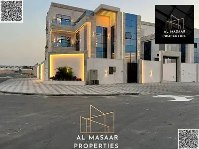 فيلا زاويا فاخرة للبيع 6غرف وصاله ومجلس ومسبح وروف ومصعد بمنطقة الحليو2 السعر مغري وشامل رسوم التسجيل