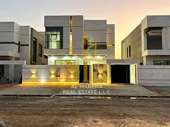 Own a two-story villa with a swimming pool and a large yard. European design, high-end finishing. P