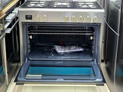 Bosch latest model series 8 gass/electric 2in1 5 burner top gass oven electric stove 90x60 cooking r
