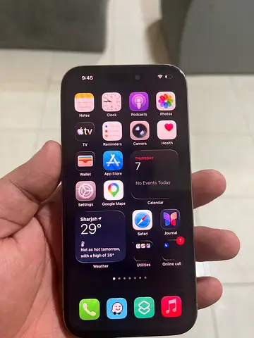 Apple iPhone 15 Pro-128gb- Silver display change and battery change