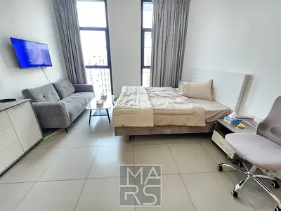ستوديو مفروش بالكامل في ممشا مع إطلالة على المسبح