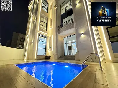 فيلا زاويه طابقين و روف مسبح خاص السعر شامل كل شئ رسوم تسجيل و تمليك و كهرباء و ماء و مكيفات تشطيب قصور تملك حر لجميع الجنسيات