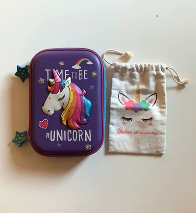 Unicorn Pencil case with stationary