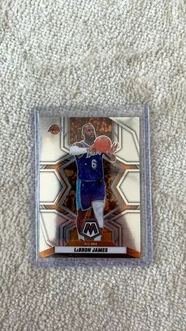 LeBron James Los Angeles Lakers 2021-22 Panini Mosaic All-NBA insert.