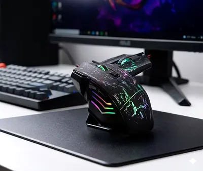 🔥 RGB Pro Gaming Mouse - 12800 DPI - Zero Lag