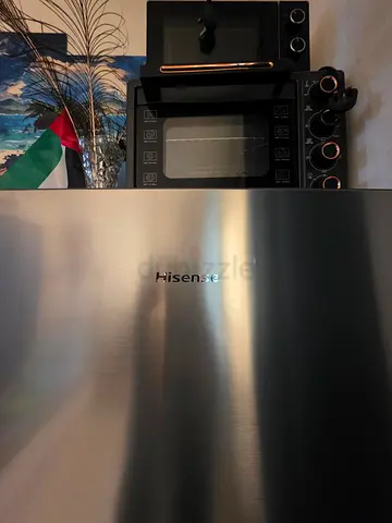 Stainless Steel Top Freezer Refrigerator - Good Condition