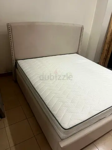 Bed with mattress from Home Centre