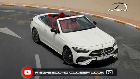 2026 Mercedes-Benz CLE 200 AMG Cabriolet EQ Boost RWD GCC With 2 Years Unlimited Mileage Warranty