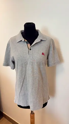 Burberry Brit Grey Polo Shirt - Size S