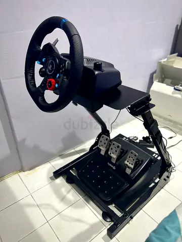 Logitech G29 Driving Force Wheel  Pedals + Logitech Gear Shifter + Driving Stand for Setup - (PS5)