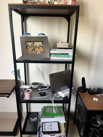 FJÄLLBO Shelving Unit — Black