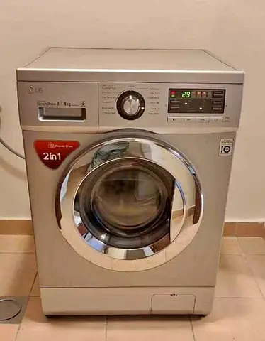 LG 2in1 Front Load Washer Dryer - 8kg Wash, 4kg Dry, Silver