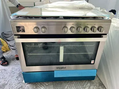 Whirlpool Cooker WM9GC6DCX/MEA, 90 cm, Cast Iron, Silver, 5 Burners FREE DELIVERY +WARRANTY
