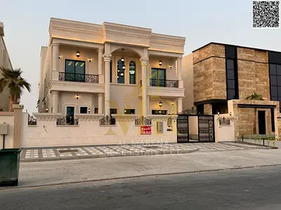 Luxury villa for sale in Al Aaliyah | 4350 sq ft | Two floors | 5 master bedrooms | Majlis and living room with washrooms | Modern kitchen | Maid's ro