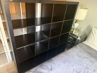 Black 5x4 Cube Storage Shelving Unit (IKEA Kallax-style)