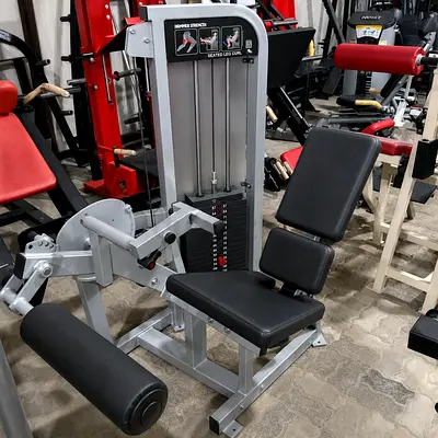 Seated Leg Curl Machine — Commercial Gym Equipment (Good Condition)