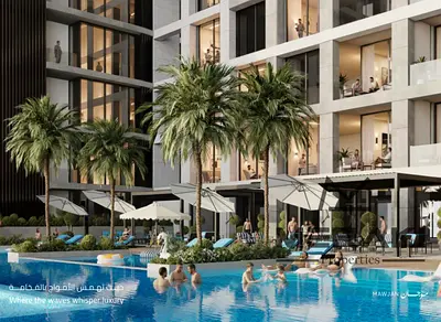 3BR Apartment Mowjan Tower Ajman Corniche Sea View