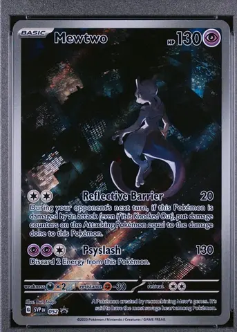 Mewtwo Pokémon TCG Holo/Full Art Collectible Card (HP 130)
