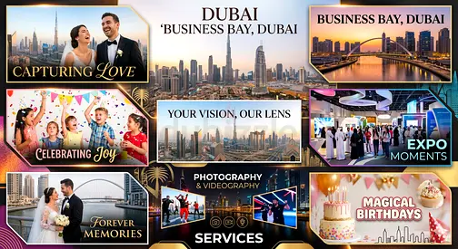 📍 Business Bay Dubai | Photography  Videography Experts 🎬