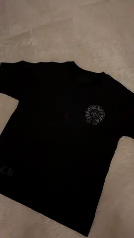 Black Chrome Hearts T-Shirt — Unisex Casual Tee, Good Condition