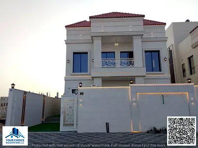 🏡 فيلا فاخرة للبيع في الحليو 2 بعجمان بتصميم عصري وتشطيبات سوبر ديلوكس وموقع مميز قريب من شارع الشيخ محمد بن زايد، تملك حر لجميع الجنسيات مع مساحات و