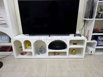 Modern Design White TV Entertainment Unit