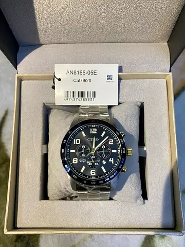 Citizen Mens Chronograph Watch in Original Box (Model AN8160-05E)