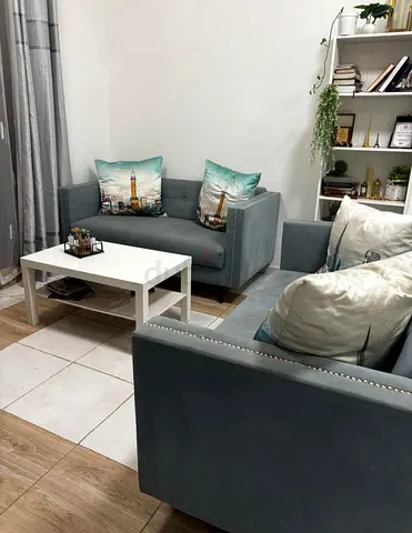 Danube Home Storage Sofa Set and Cushions with Ikea Coffee table