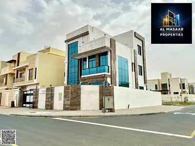 A unique opportunity to own a corner villa in the Al Bahia area, boasting an exceptional location, with golden residency and freehold ownership for al